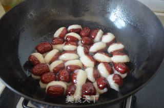 笑口常开——糯米红枣的做法步骤:10