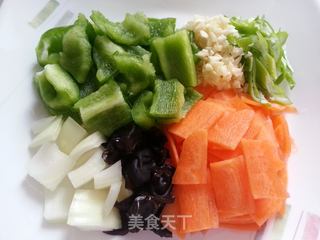 什锦豆腐的做法步骤：1
