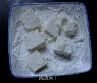 【亨氏番茄酱试用】松仁脆皮豆腐的做法步骤:3