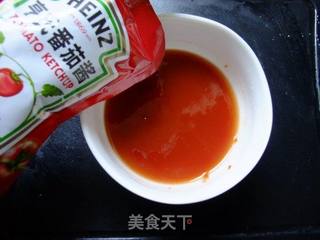 【亨氏番茄酱试用】松仁脆皮豆腐的做法步骤：5