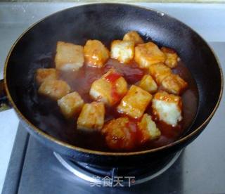 【亨氏番茄酱试用】松仁脆皮豆腐的做法步骤:6