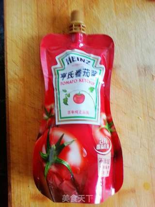 【亨氏番茄酱试用报告】烤薯片的做法步骤:3