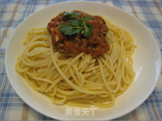 肉酱意大利面的做法步骤:8