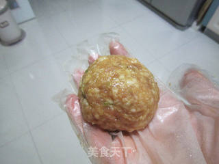 四喜丸子的做法步骤:9