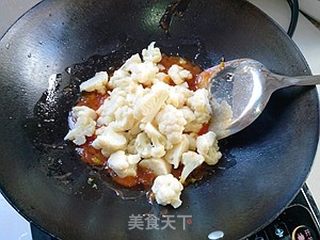 【亨氏茄汁主义】茄汁花菜的做法步骤：10