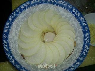 牛肉原汤蒸象牙萝卜的做法步骤：5