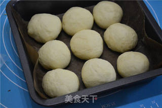 15小时冷藏版免揉至起膜的【果酱手撕面包】的做法步骤:9