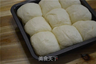15小时冷藏版免揉至起膜的【果酱手撕面包】的做法步骤:10
