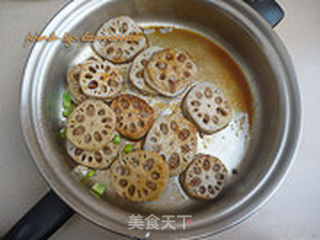 煎烧莲藕夹的做法步骤:9