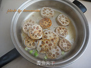 煎烧莲藕夹的做法步骤:8