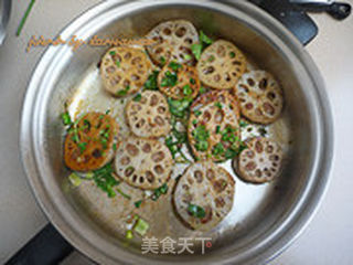 煎烧莲藕夹的做法步骤:11