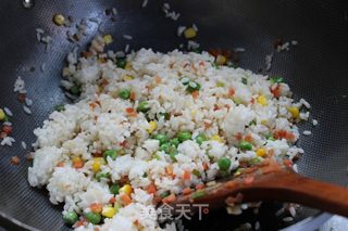 只因为妳喜欢——双豆炒饭的做法步骤:8