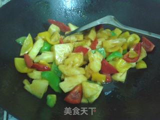 菠萝咕咾肉的做法步骤:7