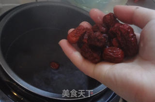 奶香红枣杂粮粥的做法步骤:5