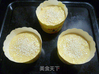 芝香肉松马芬的做法步骤：12