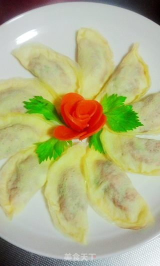 蛋饺的做法步骤:10