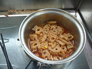 茄汁莲藕的做法步骤:9
