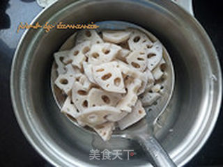 茄汁莲藕的做法步骤:5