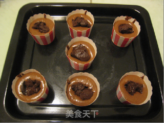 巧克力熔岩蛋糕的做法步骤:11