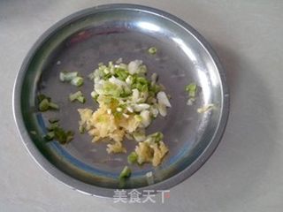 油面筋塞肉的做法步骤:2