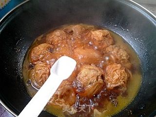 油面筋塞肉的做法步骤:11