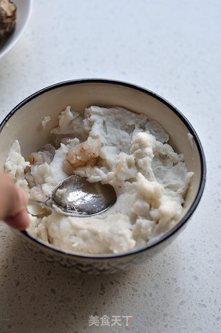 芋泥虾仁饼的做法步骤:5