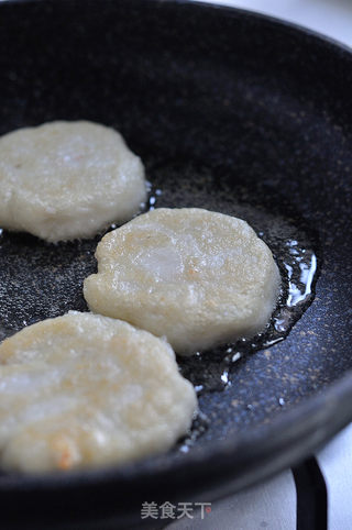 芋泥虾仁饼的做法步骤:9