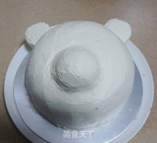 超萌----泰迪熊蛋糕的做法步骤:7