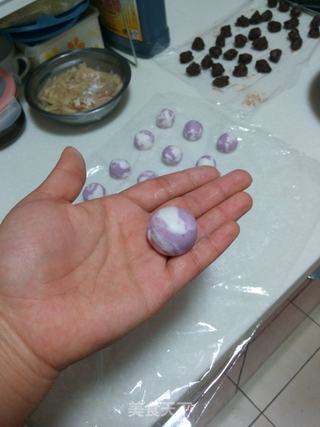 【紫薯巧克力汤圆】——美味与健康兼得的做法步骤:19