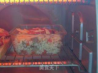 鲜虾奶酪焗饭的做法步骤:11