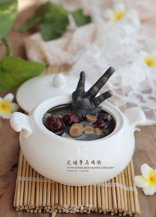 花旗参乌鸡汤的做法步骤:9