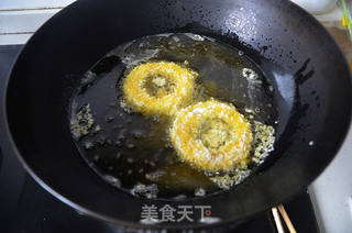 甜甜苹果圈的做法步骤:10