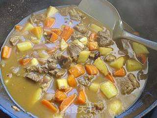 咖喱牛肉饭的做法步骤:12