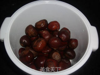 微波炉板栗的做法步骤：3