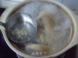 鲜美可口---山药白果鸡汤的做法步骤:3
