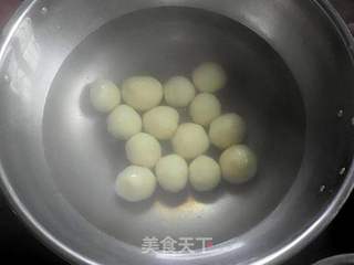 玫瑰馅汤圆的做法步骤:5