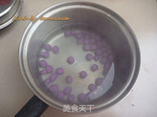 紫薯圆子汤的做法步骤:6