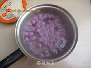 紫薯圆子汤的做法步骤:7