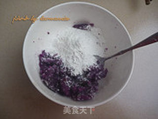 紫薯圆子汤的做法步骤:2