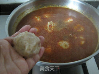 香辣水煮虾丸的做法步骤:10