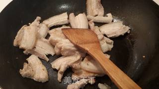 小炒回锅肉的做法步骤:7