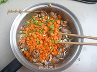 香肠焖饭的做法步骤:5