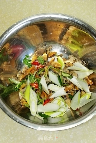 凉拌鲍螺肉的做法步骤:4