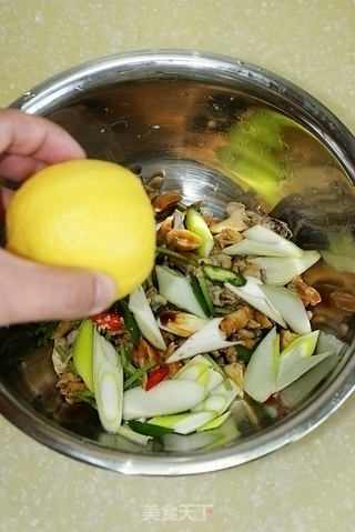 凉拌鲍螺肉的做法步骤:6
