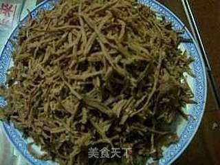 自制牛肉松的做法步骤：6