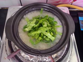 芥菜瘦肉粥的做法步骤:9