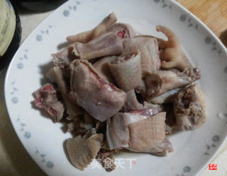 皮带面大盘鸡的做法步骤:4