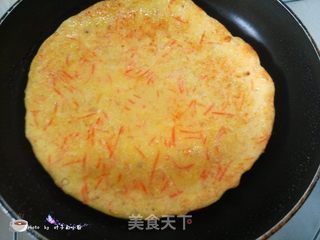 胡萝卜鸡蛋饼的做法步骤:9