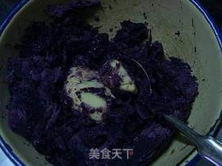 酸奶紫薯椰蓉面包的做法步骤:7