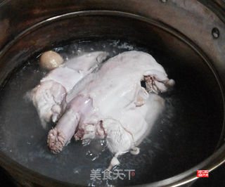 香菇板栗蒸土鸡的做法步骤:6